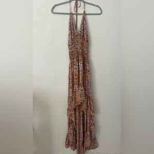 Bohemian Print Maxi Dress